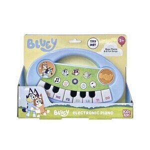 Bluey Toys - Bluey Electronic Piano With Song Cards -NEW